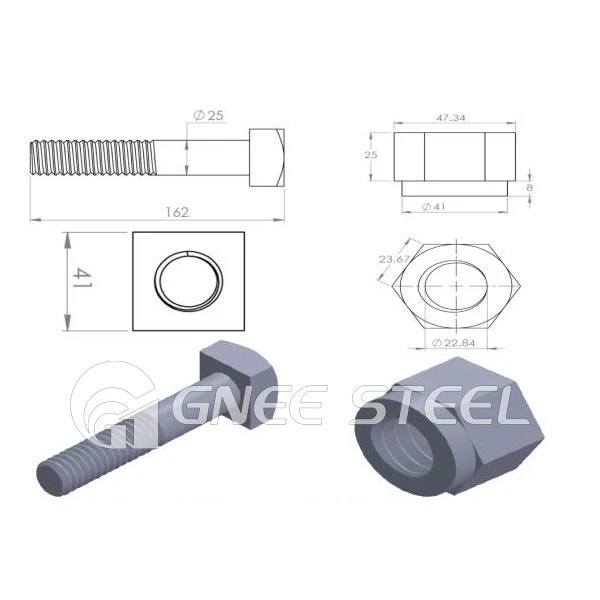 fish plate bolts supplier